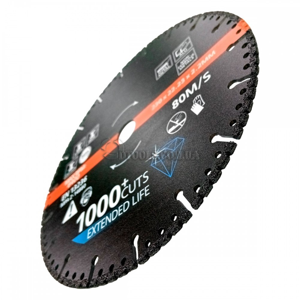 Алмазный диск по металлу 230мм Alligator - 4