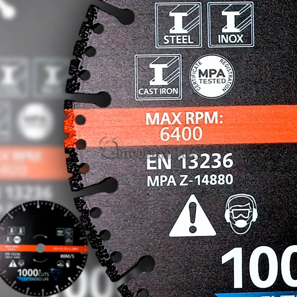 Алмазный диск по металлу 230мм Alligator - 5